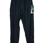 Glyder Motion Jogger In Black Lightweight Unlined Woven Tapered Ankle Pant Small Photo 0