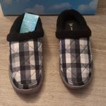 Vera Bradley  VB cloud kingbird plaid 2-mile cozy mule size 7 Photo 1