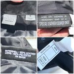 wilson's leather Maxima black suede flare pants with rhinestones swirl. Sz 6 Photo 11