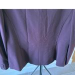 Apostrophe Curvy Plus 16P  Two-Button Blazer Lined Deep Eggplant Plum Photo 6