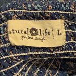 Natural Life  blue floral maxi skirt  large Photo 3