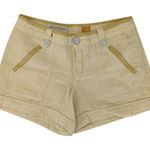 Pilcro and the Letterpress Pilcro Linen Blend Shorts Women's Size 2 Summer Yellow Camp 512695 Photo 0