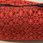 Pink Crochet Glitter Cosmetic Bag. Photo 6