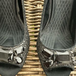 Enzo Angiolini  Black Glitter Heels Photo 5