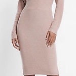 EXPRESS  Ribbed Knit V-neck Midi Dress Size XS Photo 0