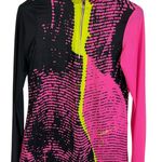 Jamie Sadock Sunsense Top Womens XS Pink Long Sleeve Shirt Golf Outdoors UPF UV Black Photo 0