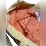 Vintage Yellow & Orange Striped Canvas Tote Bag | Y2K Aeropostale Photo 7