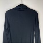 BCBGMAXAZRIA NWT  Black Turtleneck Midi Dress Sz Small Silk Blend Photo 7