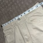Old Navy Cream colored cropped Jean Photo 4