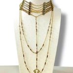 Free People  Ariana Ost Lotus Layered Gold Choker Photo 0