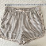 Madewell Crinkle Cotton Striped Dolphin-Hem Shorts Boxers Women’s Large Photo 7