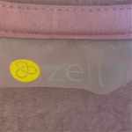 Zella Women's M Pink Ruched Long Sleeve Zip Front Hoodie Jacket Photo 2