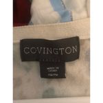 Covington  Womens Button Front 3/4 Sleeve‎ Floral Print Ivory Boho Cardigan PM Photo 2