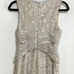 Mac Duggal  Ieena 26598 Sparkle Sequin V-Neck Wrap Waist Dress Photo 6