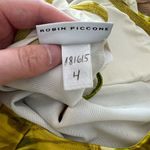 Robin Piccone Women's One Piece Swimsuit Size 4 Green/Yellow Botanical Print Photo 4