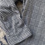 Wearever  Open Jacket Size Small‎ Houndstooth Black White Career Photo 3
