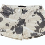 joe's jeans  Womens Denim Gray White‎ Splash Print Cuffed Shorts Photo 0