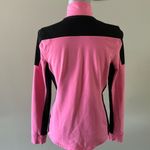 Ralph Lauren Vintage  pink and black zipper colorblock track jacket medium Photo 2