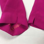 Emanuel Ungaro Pink Silk High Waist Straight Leg Pant Size 10 Photo 4