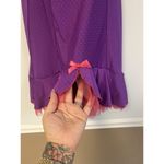 Victoria's Secret Victoria Secret Sexy Little Things Pink/Purple Night Gown Size 34B Tulle Bow Photo 6