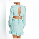 RAHI Poppy Daisy cut out mini dress in aqua Mint Green Size Small Photo 3