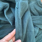 ZARA Bottle Green Wrinkled Look Feminine Fit Bloggers Favorite Dress size S Photo 15