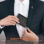 Slim Wallets for Men - Leather Money Clip Mens Wallet - RFID Blocking Front Pocket Bifold Wallet - Minimalist Credit Card Holder with Gift Box Photo 3