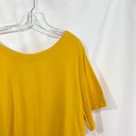 Jessica London 30W 32W Top 3X Yellow Short Sleeve Tee Swing Trapeze A Line 965 Photo 3