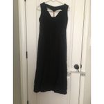 Erika Women's Sleeveless Button Down Tank Dress Size Small Black Photo 6