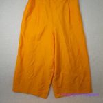 Eloquii  Women's Plus Size Tie Strap Wide‎ Leg Jumpsuit marigold yellow, size 24 Photo 7