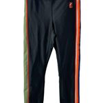 P.E Nation Crossbar Black Leggings Black Side Stripe Green XSmall Activewear Size XS Photo 2