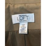 Ann Taylor Classic Short Trench Khaki Coat Epaulets, pleated back size 10 petite Photo 10
