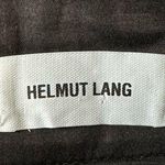 Helmut Lang Elastic Waist Lambskin Leather Jeans Black Blue Size 27 Photo 9