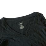 Mossimo Long Sleeve V Neck Tee Black Size M Photo 4