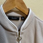 Susan Graver  Size XS Beige Sleeveless Fleece Vest Photo 1