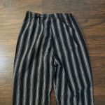 Brandy Melville navy blue & gray striped pants Photo 4