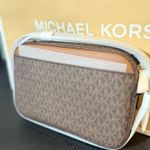 Michael Kors Logo Print Crossbody Bag Jet Set Photo 4