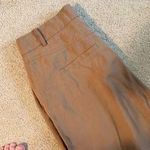 ZARA camel trousers a line button Photo 2