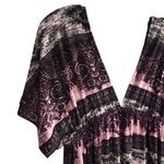 Cristina Love Women's XL V-Neck Short Sleeve Multicolor Boho Dress Y2K style Photo 2