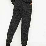 Victoria's Secret New! Cotton High-Rise Fleece Lace-Up Jogger Pants leopard, XL Photo 2
