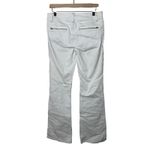 CAbi ‎ Jeans Women's White Denim Flare Zipper Pocket Jeans Size 8 Casual Everyday Photo 6