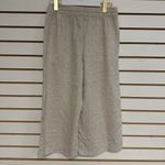 Banana Republic  Wide Leg Crop Pull On Pants Small Petite NWT Linen Blend Beige Photo 5