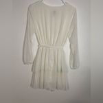 Chic White Long Sleeve Dress Photo 5