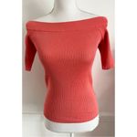 Anthropologie • Minuet Coral Off Shoulder Knit Sweater Photo 80