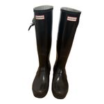 Hunter  Black Tall Original Rain Boots Sz 9 Photo 2