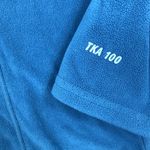 The North Face 1/4 Zip Fleece Pullover Women Sz M Blue Outdoor Travel Everyday Photo 4