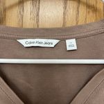 Calvin Klein Brown Cotton Sweater US L Photo 3