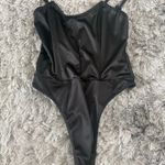 Forever 21  Black Bodysuit Velvet Small Photo 0