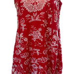 Westport  Red Embroidered Floral Sleeveless Halter‎ Dress - Summer Casual Party Photo 0