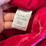 Rachel Zoe Fuchsia Hot Pink Velvet Pull On Midi Slip Skirt with Side Slit Photo 6